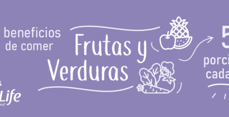 Consume frutas y verduras